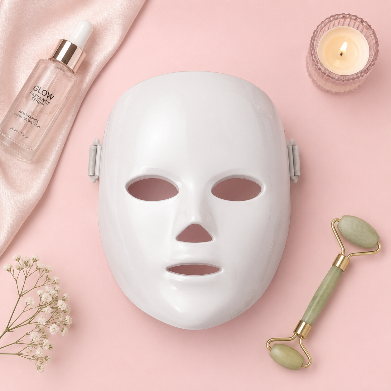 Máscara LED Facial 7 Colores — Fototerapia Antiedad