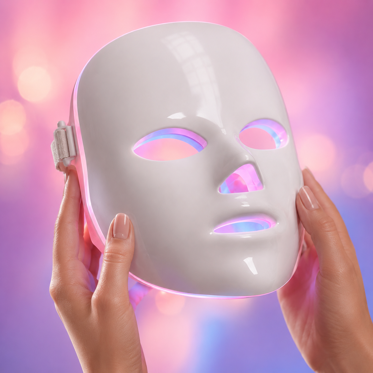 Máscara LED Facial 7 Colores — Fototerapia Antiedad