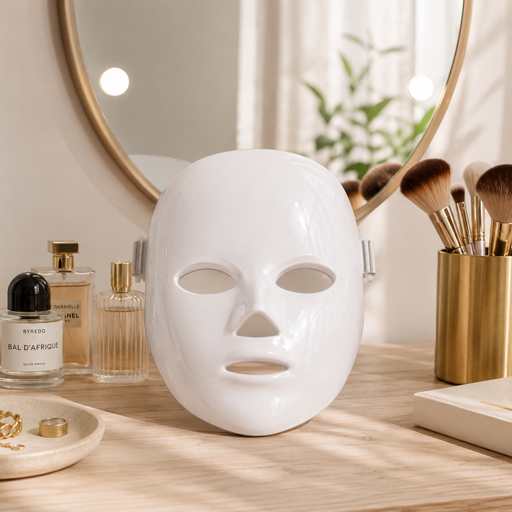 Máscara LED Facial 7 Colores — Fototerapia Antiedad