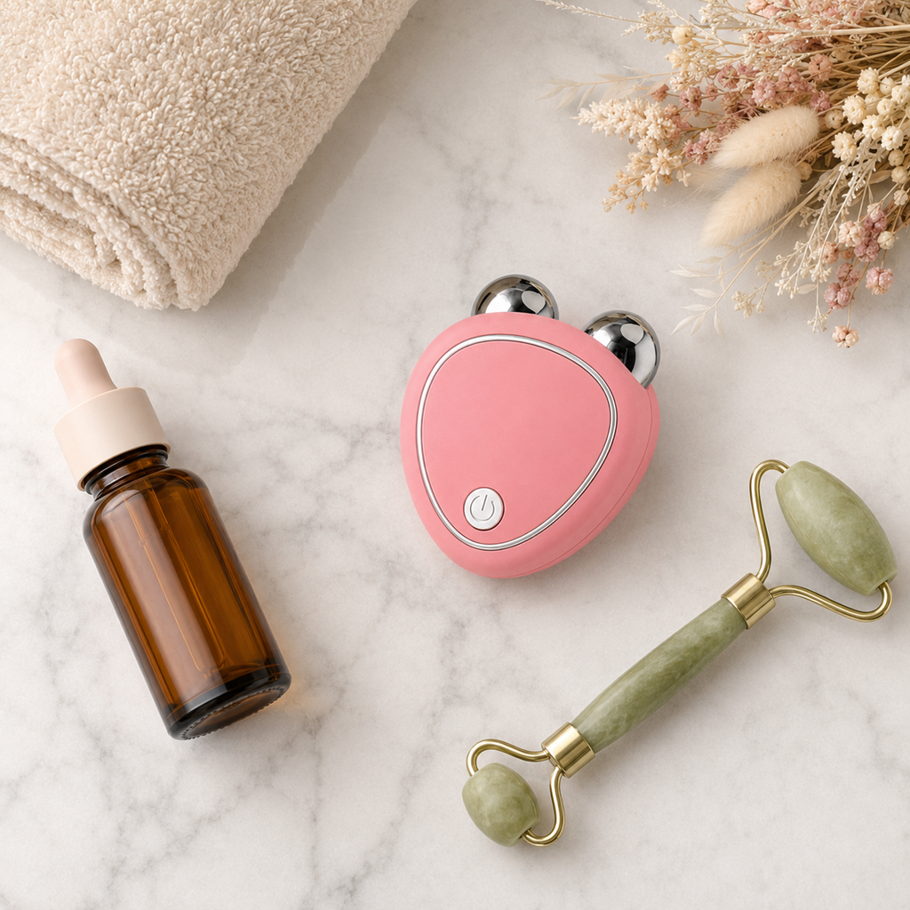 Glow Lift — Masajeador Facial de Microcorrientes EMS